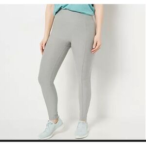 Zuda Womens XXS High Waisted Leggings Sage Green Heathered Athletic Yoga Pants